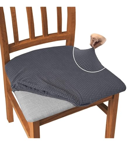 Housses De Chaise En Cuir Synthétique 6 Pièces - Imperméables, Lavables & Anti-Dérapantes