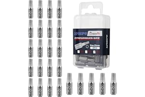 HPHOPE T30 Bit, Torx Bit T30, Bit-Sortiment, Länge: 25 mm, 25 Stück
