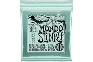 Ernie Ball Mondo Slinky Nickelwound Electric Guitar Strings 10.5-52 Gauge