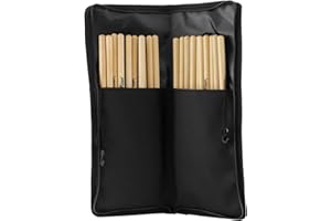 TIGER DGB42-BK Drum Stick Bag with Hardware or Floor Tom Attachments and Carry Handle - Black