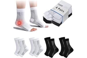 cheap4uk Compression Socks Women's Men's Ankle Bandage Orthopaedic Neuropathy Ankle Bandage Foot Bandage Achilles Tendon Bandage for Plantar Fasciitis Arthritis Foot Bandages Heel Spurs