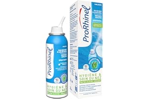 Prorhinel Spray Nasal Eau de Mer et Aloe Vera, Lavage Nez Bouché ou Rhume, Pour Enfants et Adultes, Fabriqué en France