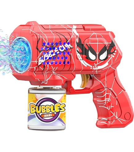 Pistola Bolle Sapone Mini Per Bambini - 5000 Bolle/minuto, Colori Gelatinosi - Foto 9