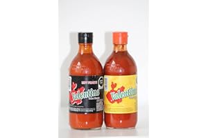 SABORMEX Pack Valentina Sauce Piquante et Extra Piquante en Boitier de Carton - 2 x 370 ml