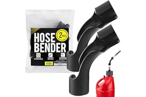 MISSION AUTOMOTIVE 2 Pack Hose Bender for Racing Fuel Tanks, Utility Containers, Gas Cans - Heavy Duty - Compatible with VP, Sportsman, Rural King and more. Provides the Ideal Bend for Your Fuel Hose