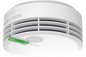 Hekatron Genius Plus – Rauchmelder 10 Jahre Batterie – Testsieger Stiftung Warentest – Made in Germany – inkl. 1x Klebepad – App-unterstützt – Brandmelder – 1 Stück