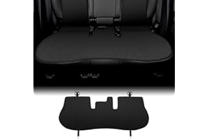 KUNGKIC Para BMW X1 F48 2014-2022 Malla Asiento Trasero Cubierta Transpirable Refrigeración Asiento Trasero Cubiertas Protectoras para Toda la Temporada Interior Accesorios 1 Pieza Negro
