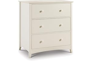 Julian Bowen Cameo Changing Station - Stone White - Practical and Elegant Nursery Furniture