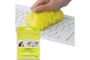 CYBER CLEAN Home & Office Cleaning Compound 80g Zip Bag - Cleaning Gel, Keyboard Cleaner, pasta di pulizia riutilizzabile per la casa, l'elettronica e l'auto, Dust Remover
