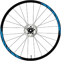 Autocollants Jantes VTT DualColorStampe - Vert Citron 27,5", Vinyle Brillant Résistant Aux UV