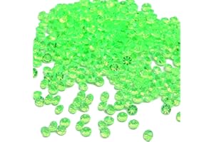 DUORIES 1000 cristalli decorativi in acrilico, 4 mm, decorazione da tavolo, scintillanti, con cristalli, coriandoli per fai da te, decorazione da tavolo, matrimonio, battesimo, fidanzamento, San Valentino,