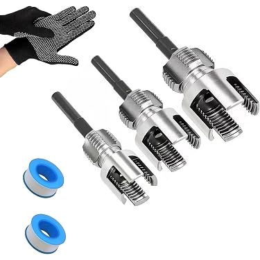 NEIKO 40-teiliges SAE-Gewindeschneider-Set – Titanbeschichtet, GCr15-Stahl, UNC/UNF, Mit Koffer