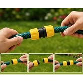 Hortum Eki Bağlantı Aparatı 1/2" Bah&ccedil;e Sulama Hortumu Birleştirici Ek Par&ccedil;a, Sızdırmaz Hortum Bağlantı Adapt&ouml;r&uuml;