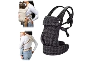 MEIION Porte bébé Twinie. Mona Ergonomique pour Nouveau-né à Enfant, Capacité de Poids de 3 à 20 kg, confortable et léger, Tissu Confortable et Respirant, Facile à Mettre et à Ajuster