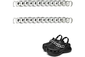 NIUHONG 2 szt. łańcuszek do butów, dekoracja "zrób to sam", zawieszka do butów dla dzieci, impreza z tworzywa sztucznego, zapięcie na kostkę, bransoletki, torebki, plastikowy uchwyt do torebki, łańcuszki, zapasowa bransoletka do torebki, łańcuch do torebki, klamra