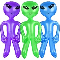 Alien-Luftballons Für UFO-Party – 24 Stück Weltraum-Deko Für Geburtstag, Mottoparty, Gastgeschenke
