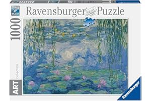 Ravensburger - Puzzle Arte 1000 Pezzi Monet: Waterlilies | Puzzle Per Adulti | Per Tutta La Famiglia | Con Una Misura Di 70x50 Cm | Regalo Adulti