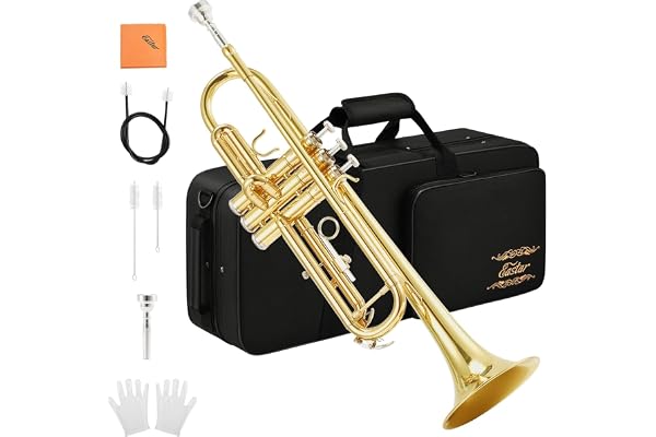 Eastar ETR-380 Standard Student Trumpet,Gold,Bb