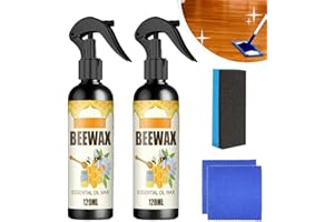 HIXIDELI Natural Micro-Molecularized Beeswax Spray, Beeswax Spray Cleaner, Bees Wax Furniture Polish And Cleaner, Beeswax Spray Furniture Polish, Beeswax Spray For Wood Mane Activator Shampoo