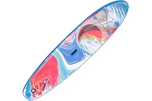 Outsunny Tavola SUP Gonfiabile 300x76x15cm Antiscivolo, Tavola da Surf Stand Up Paddle Board con Pagaia, Accessori e Borsa di Trasporto
