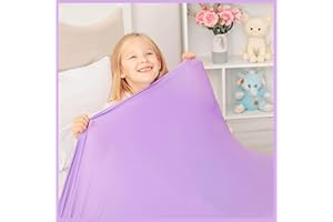 ODOXIA Sensory Compression Blanket | Lycra Bed Sheet for Kids & Adults | Deep Relaxing Feeling, Release Oxytocin | Helps with: SPD, Anxiety, ADHD, Autism and More | Breathable, Cool & Stretchable | Single