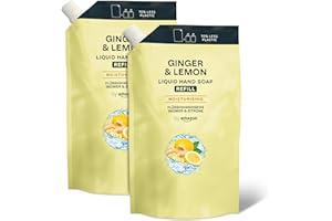 by Amazon Recambio de Jabón para manosl, Gengibre y Limón, 2 x1000ml