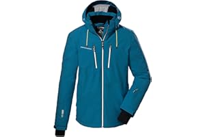 Killtec Kurtka narciarska/kurtka funkcyjna z odpinanym kapturem i łapaczem śniegu Mężczyźni Ksw 44 Mn Ski Jckt