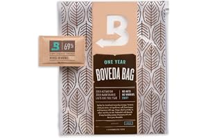 Boveda for Cigars | Large Humidor Bag | Preloaded with 69% RH 2-Way Humidity Control | Cigar Storage for 60-80 Cigars | 1-Count