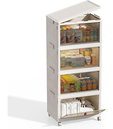 Pack De 3 Cajas De Cartón Plegables Con Tapa - Diseño Imitación Cuero Marrón Claro - Almacenaje 51x37x24cm