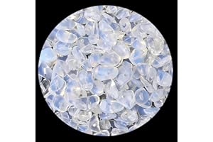 ‎XIANNVXI XIANNVXI Opal 400pcs Perlen zum Auffädeln Kristalle Perlen Kristall Steine Perlen für Armbänder Ketten Ohrringe Schmuck Machen Crafting Natürlichen Unregelmäßige Gebohrt DIY Edelsteine 5-8mm
