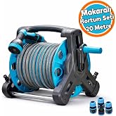 Makaralı Hortum Seti 20 Metre Garden Kit Bah&ccedil;e &Ccedil;eşme Su Hortumu İ&ccedil; &Ccedil;ap 1/2 Sulama Ara&ccedil; Yıkama
