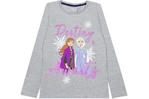 VANILLA UNDERGROUND Frozen 2 Elsa and Anna Destiny Awaits Camiseta de Manga Larga para niña