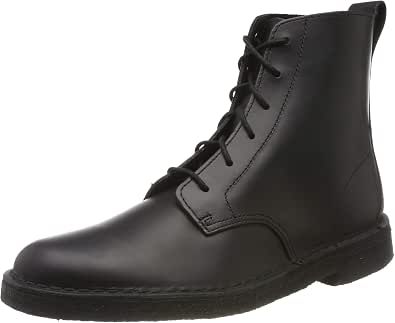 Clarks Originals Desert Mali, Stivaletti Biker Uomo, Nero Lucido Nero, 44.5  EU : Amazon.it: Scarpe e borse