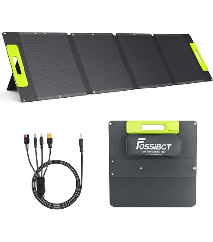 Produktbild von FOSSiBOT 200W Solar Panel, Faltbar Solarmodul Für F1200 F2400 F3600
