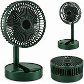 ROBEVE Masa&uuml;st&uuml; Şarjlı Vantilat&ouml;r Katlanabilir Taşınabilir Fan &ndash; 3 Kademeli Hız, USB Şarjlı, Uzun Pil &Ouml;mr&uuml;, Sessiz &Ccedil;alışma, O