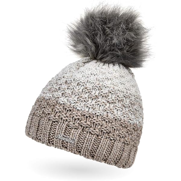 StyleBREAKER Damen Stirnband Mit Ombre-Farbverlauf | Thermo-Fleece Innenfutter | Hellgrau-Grau