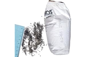 Scorie di Argilla Abrasivo Asilikos 25Kg, 0.2-0.5 mm - Sabbia per Sabbiatrice, Durezza 6-7 Mohs, Riutilizzabile 6-7 Volte, Legno, Metallo, Ruggine - LordsWorld
