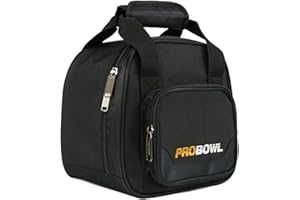 ‎EMAX BOWLING SERVICE GMBH MAXIMIZE YOUR GAME EMAX | 1 Ball Bowling-Tasche | Bowlingball-Tasche Add-A-Bag | – Bowlingbag für eine Bowlingkugel zum Aufsetzen | Add-On für Bowling-Ball-Roller