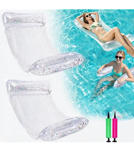 Hamac Gonflable Flamingueo – Matelas Piscine 73x115x16,5 Cm – PVC 0,28 Mm – 100 Kg Max – Rose Ou Bleu