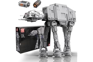 Mould King 21015 MOC Technik Für at All-Terrain gepanzerter Transport-Walker Ultimative Sammlerserie Modell 6919 Teile USC Klemmbausteine Bausatz Kompatibel mit Mit Motor, Geschenk zu Weihnachten