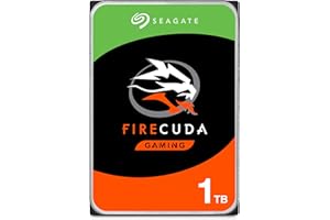 Seagate FireCuda, 1 TB, Hard Disk Ibrido Interno, HDD e SSD, SATA da 6 GBit/s, 3.5" Cache da 64 MB Accelerata Flash, 3 anni di servizi Rescue (ST1000DX002)