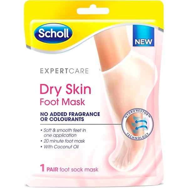 Dr. Scholl Pedimask Fußmaske – 2 Paar Mit Pflegendem Öl-Komplex Für Weiche, Gepflegte Füße