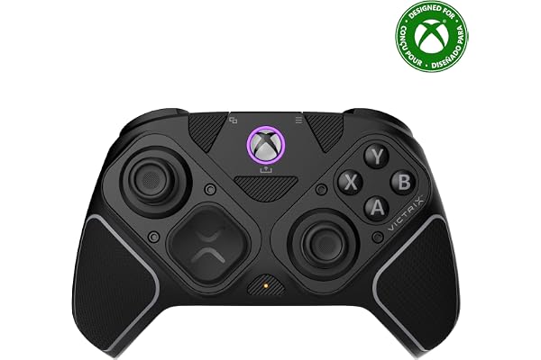 Turtle Beach Victrix Pro BFG Reloaded Noir Xbox Manette de gaming modulaire sans fil w/Bluetooth, module Fightpad et effet Hall pour Xbox Series X et S, Xbox One et PC