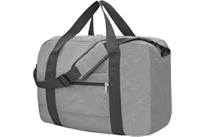 ehsbuy for Easyjet Airlines Cabin Bag 45x36x20 Underseat Foldable Travel Gym Duffle Holdall Bags for Women Men Carry on Luggage for Airplanes 30L