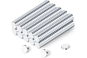 JEWAN 240 Piezas Imanes Neodimio, 5mm x 2mm Imanes Pequeños Redondos, Mini Imanes Nevera Iman de Neodimio para Pizarra Magnetica, Pizarra Blanca, Tablón de Anuncios, Nevera, Oficina, Escuela