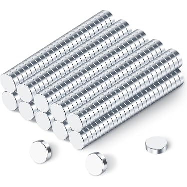 20 Pièces Aimant Puissant Autocollant, 20 x3mm Aimant Neodyme Plat
