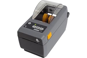 ZEBRA TECHNOLOGIES Zebra ZD411d ZD4A022-D0EM00EZ Imprimante avec Bord détachable, 203 DPI – Thermique directe – Largeur d'impression Max. 56 mm – Bluetooth, USB, Interface hôte USB