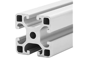 GAL INDUSTRIAL GAL - INDUSTRIAL Profile Aluminium 40x40 mm | Rainure 8 | Longueur au Choix 10–200 cm | Profile Aluminium Anodisé et Résistant aux Intempéries | Profile Alu Compatible Bosch Item | 100 cm