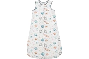 SIMYJOY ENJOY THE SIMPLICITY SIMYJOY Baby Sleeping Bag 1.0 TOG Bamboo Todder Sleeping Bag 0-18 Months, Soft Baby Wearable Blanket with 2-Way Zipper