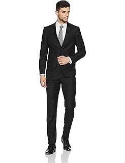 Van HeusenMen's Synthetic Notch Lapel Suit Jacket